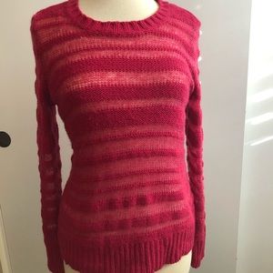 Beautiful Fuchsia Knit Pullover